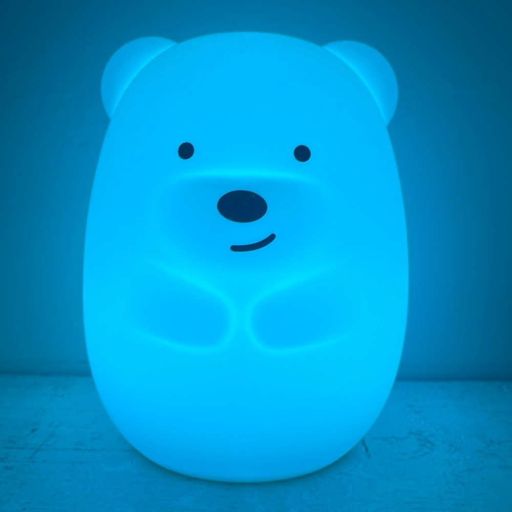 LUMIPET LED Silicone USB Rechargeable Nursery Childrens Nightlight